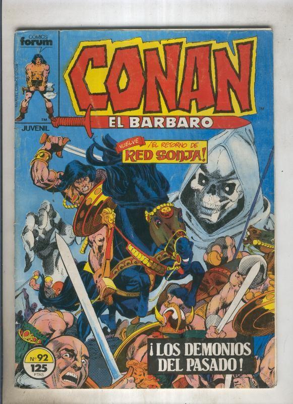 Conan el Barbaro primera edicion numero 092 (numerado 4 en trasera)