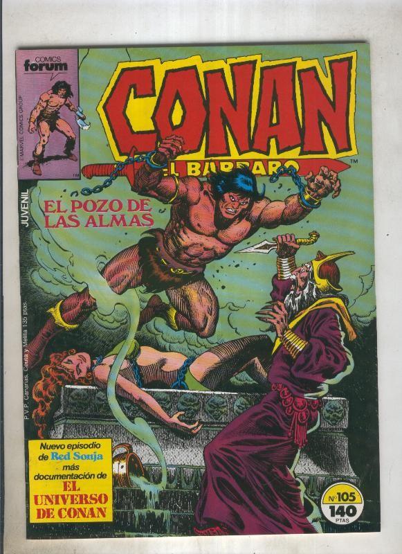Conan el Barbaro primera edicion numero 105 (numerado 2 en trasera)