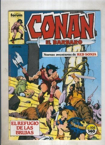 Conan el Barbaro primera edicion numero 108 (numerado 6 en trasera)