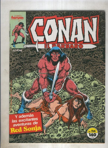 Conan el Barbaro primera edicion numero 114 (numerado 1 en trasera)
