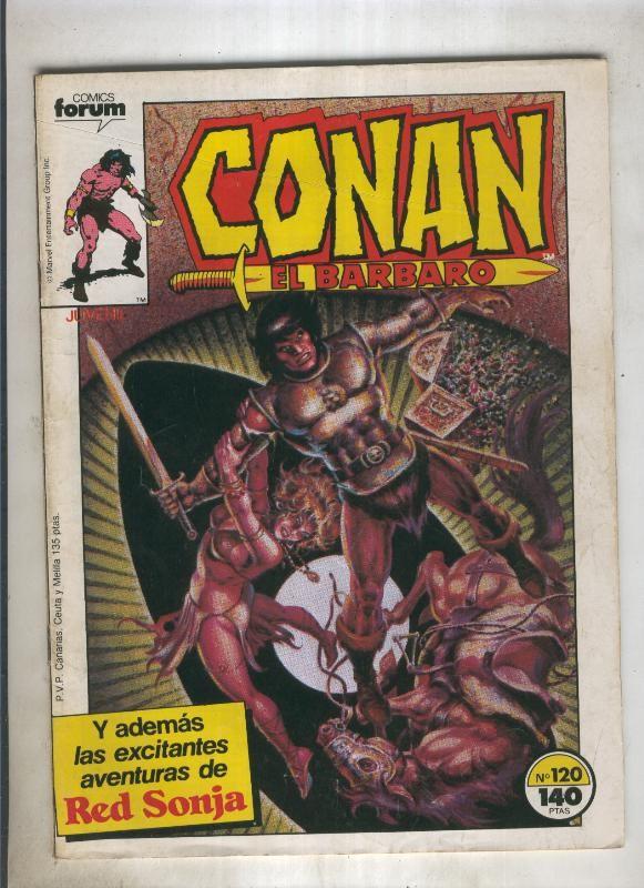 Conan el Barbaro primera edicion numero 120 (numerado 1 en trasera)