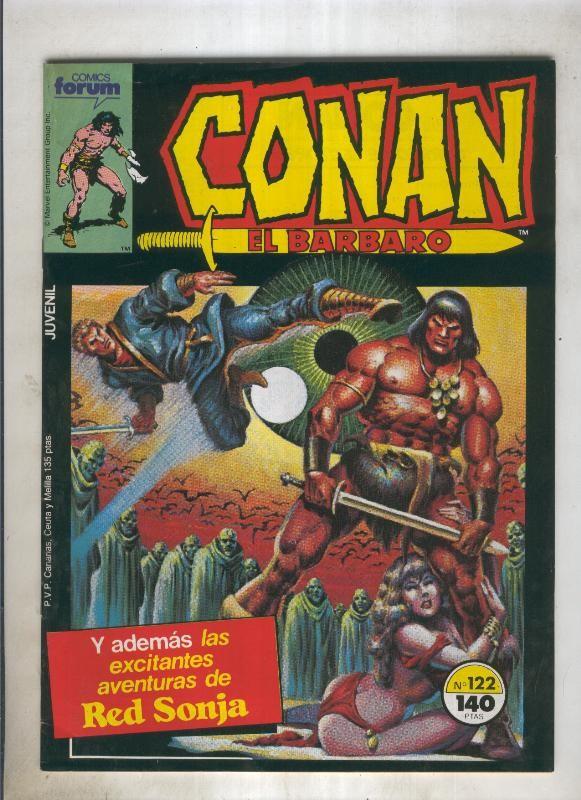 Conan el Barbaro primera edicion numero 122 (numerado 1 en trasera)