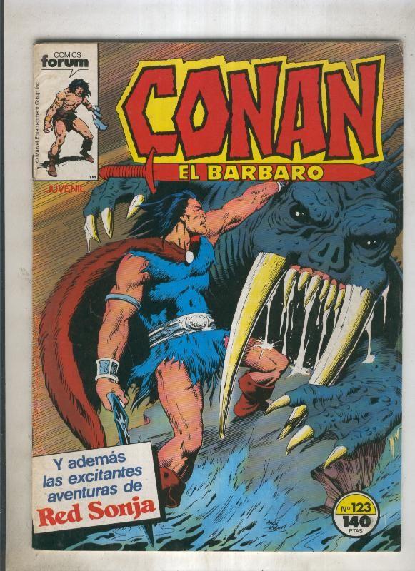 Conan el Barbaro primera edicion numero 123 (numerado 2 en trasera)