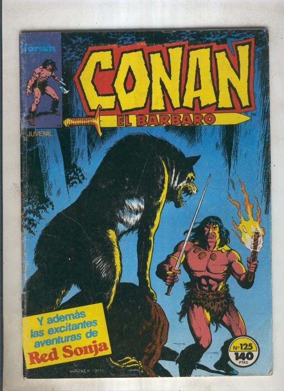 Conan el Barbaro primera edicion numero 125 (numerado 1 en trasera)