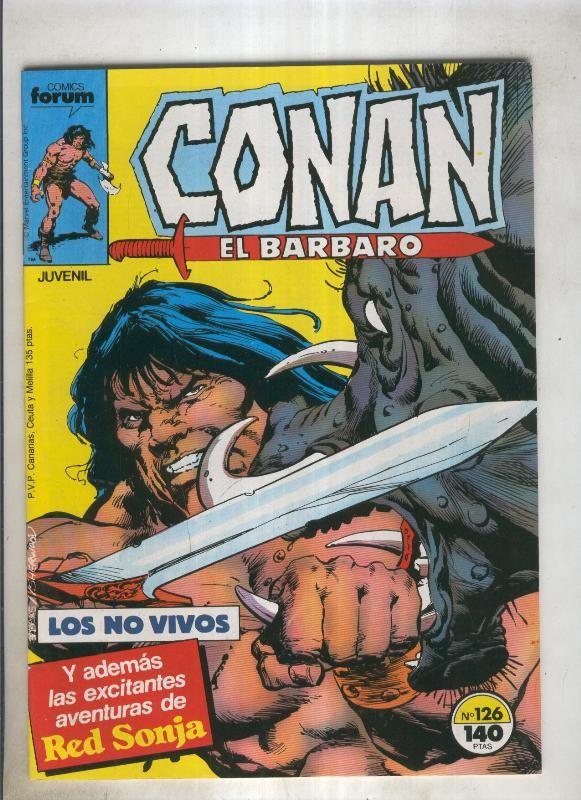 Conan el Barbaro primera edicion numero 126 (numerado 3 en trasera)