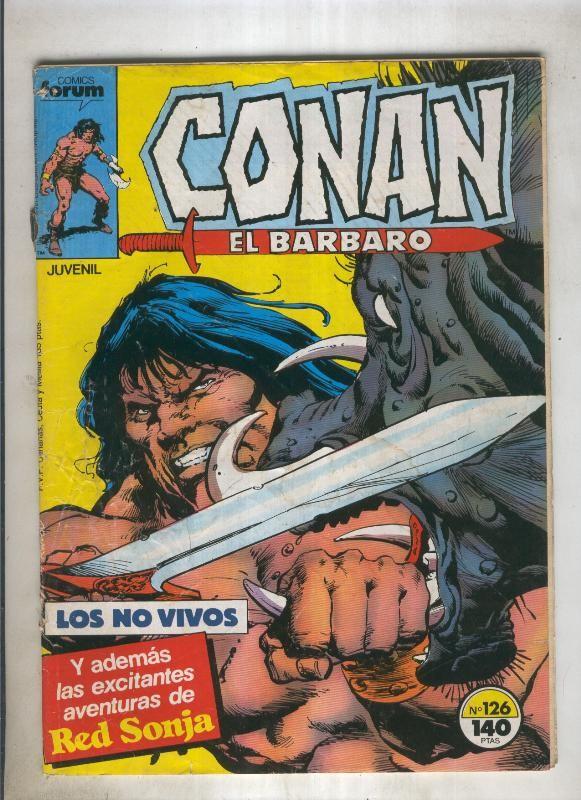 Conan el Barbaro primera edicion numero 126 (numerado 4 en trasera)