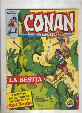 Conan el Barbaro primera edicion numero 129 (numerado 1 en trasera)