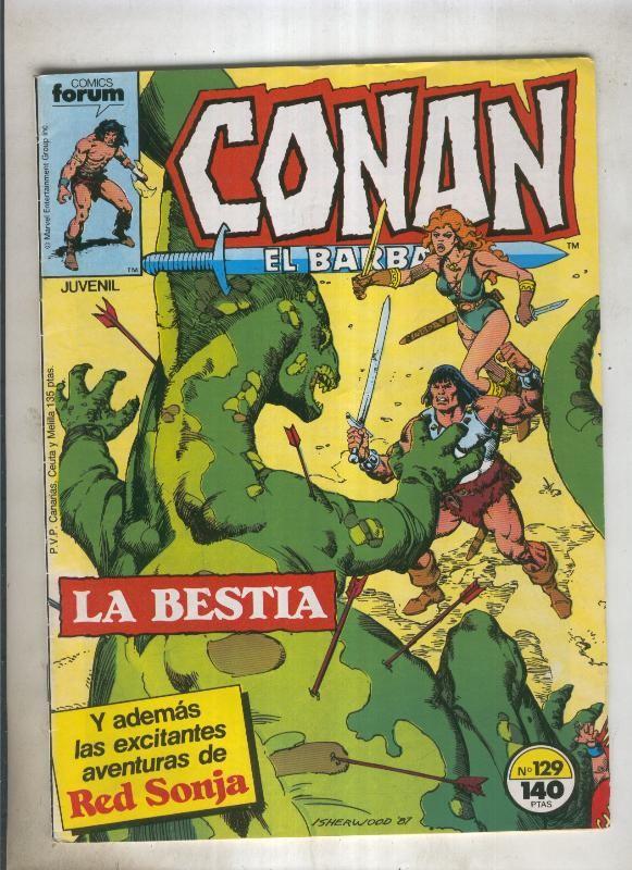 Conan el Barbaro primera edicion numero 129 (numerado 3 en trasera)