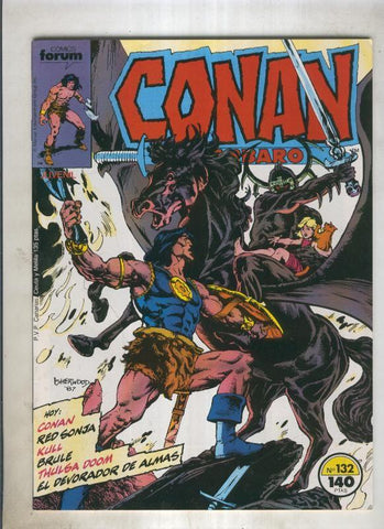 Conan el Barbaro primera edicion numero 132 (numerado 1 en trasera)