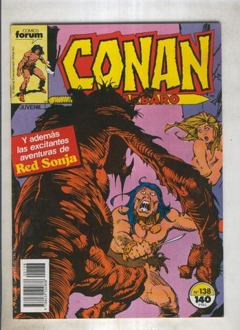 Conan el Barbaro primera edicion numero 138 (numerado 2 en trasera)