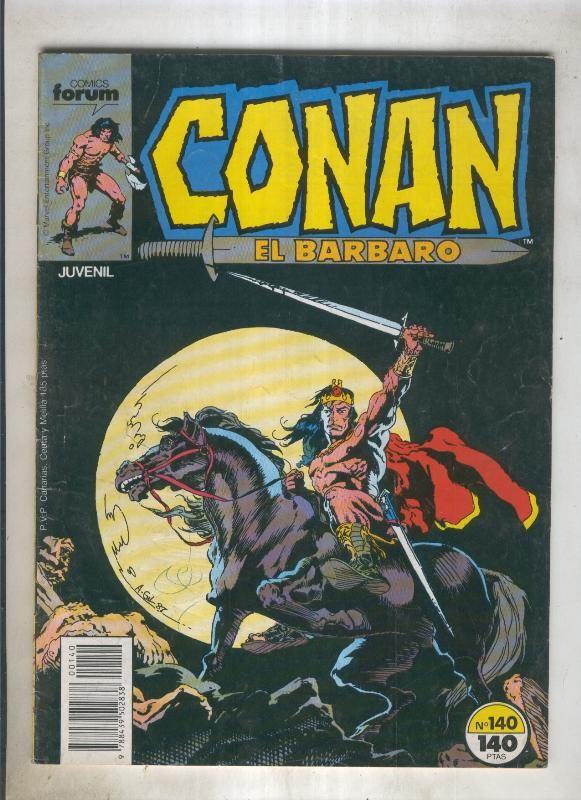 Conan el Barbaro primera edicion numero 140 (numerado 3 en trasera)