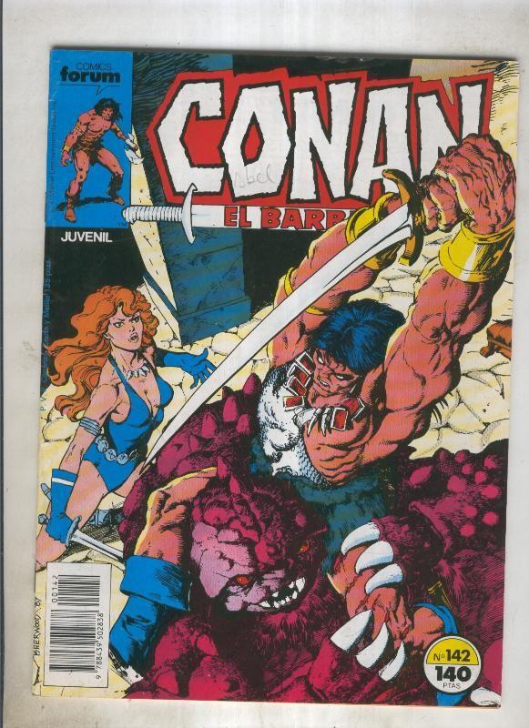 Conan el Barbaro primera edicion numero 142 (numerado 5 en trasera)