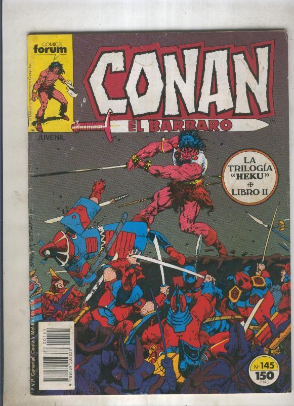 Conan el Barbaro primera edicion numero 145 (numerado 1 en trasera)