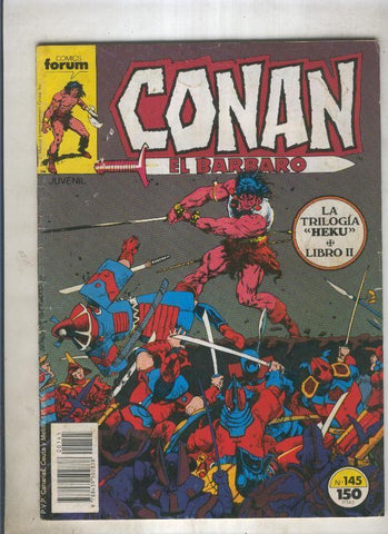 Conan el Barbaro primera edicion numero 145 (numerado 1 en trasera)