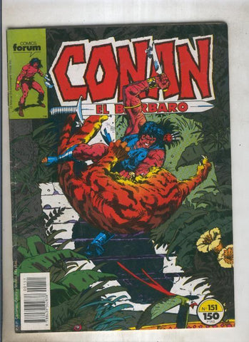 Conan el Barbaro primera edicion numero 151 (numerado 3 en trasera)