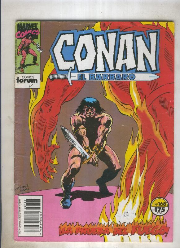 Conan el Barbaro primera edicion numero 168 (numerado 2 en trasera)