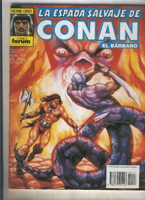 La espada de conan el barbaro numero 117