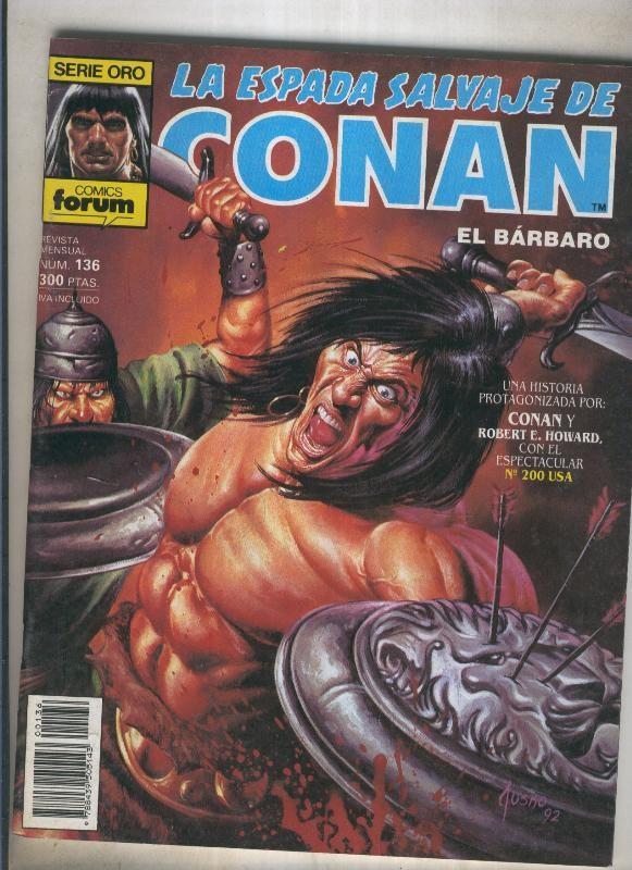 La espada de conan el barbaro numero 136