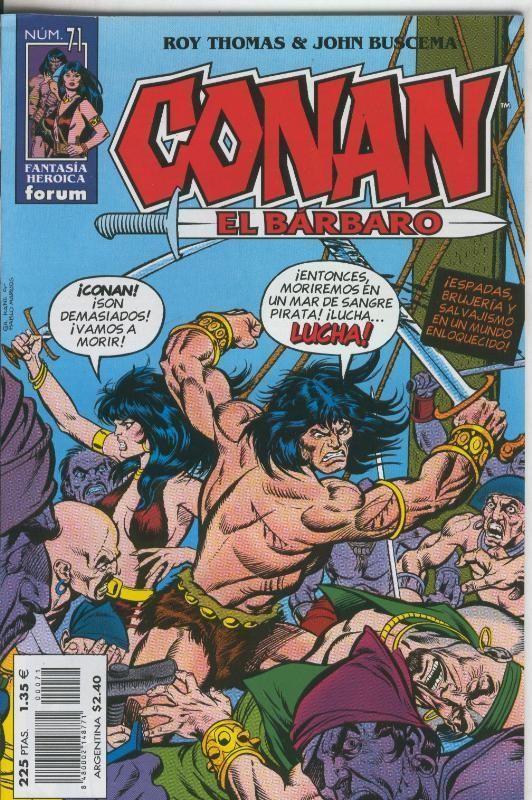 Conan el Barbaro segunda edicion numero 71: La ciudad perdida en la tormenta