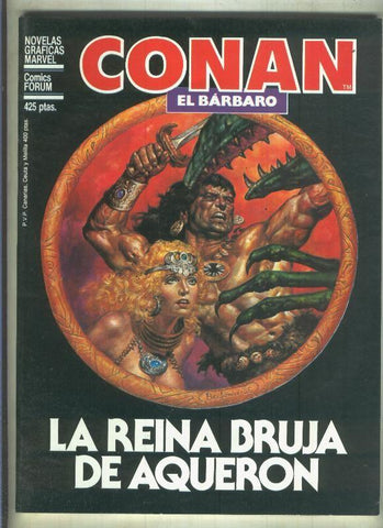 Novela Grafica Conan el barbaro: La reina bruja de Aqueron