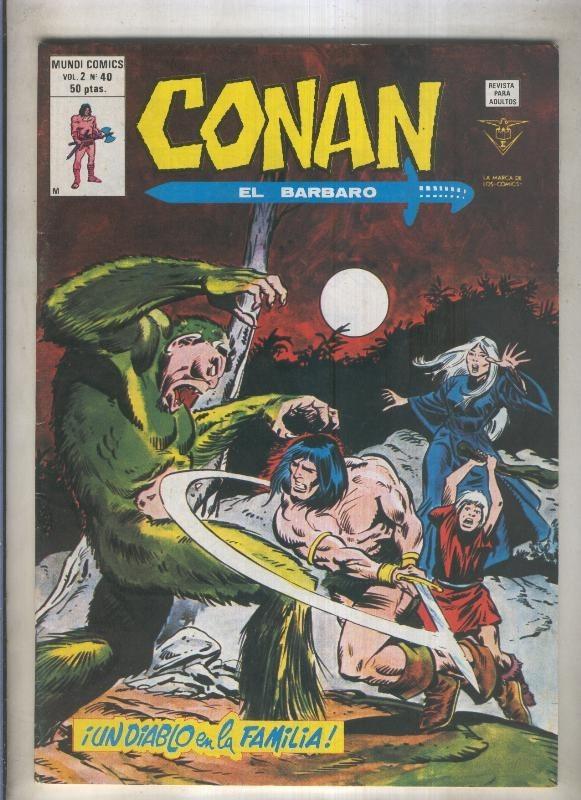 Conan el Barbaro volumen 2 numero 40 (numerado 4 en trasera)