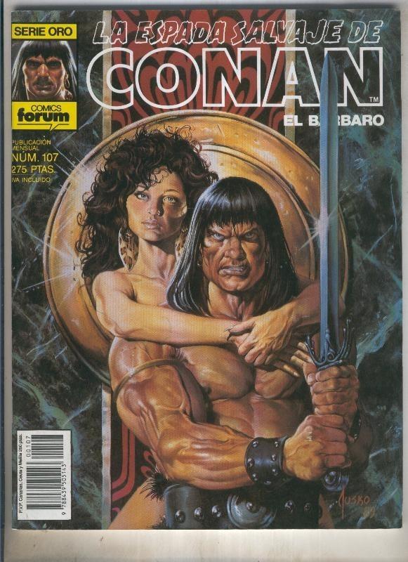 La espada de conan el barbaro numero 107