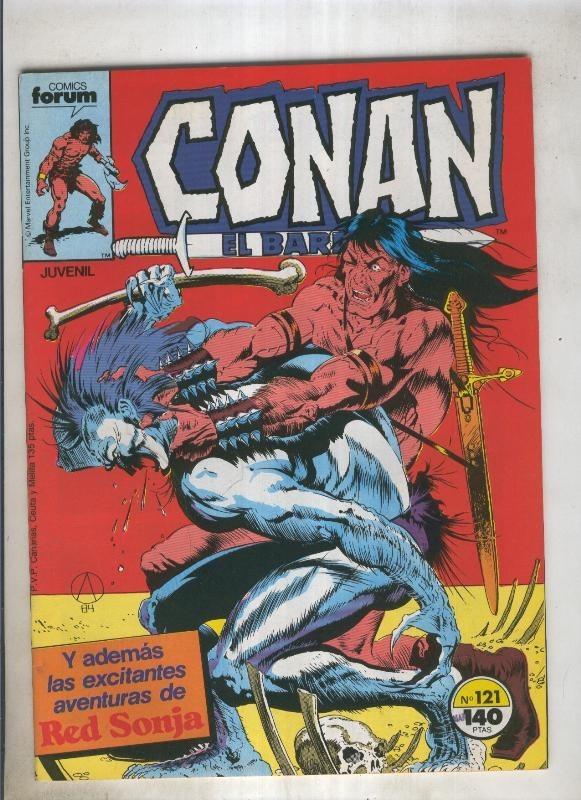Conan el Barbaro primera edicion numero 121 (numerado 2 en trasera)