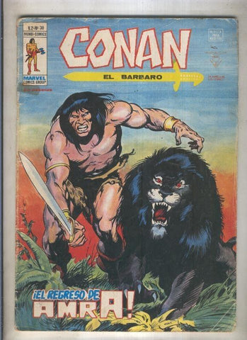 Conan el Barbaro volumen 2 numero 30 (numerado 2 en trasera)