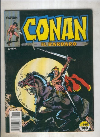 Conan el Barbaro primera edicion numero 140 (numerado 2 en trasera)