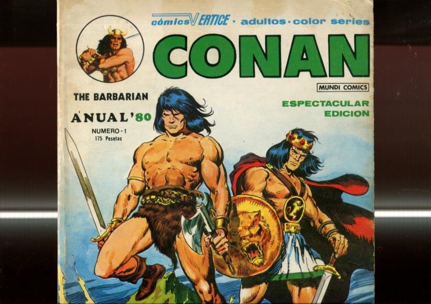 Conan el barbaro anual 1980 (numerado 4 en trasera)