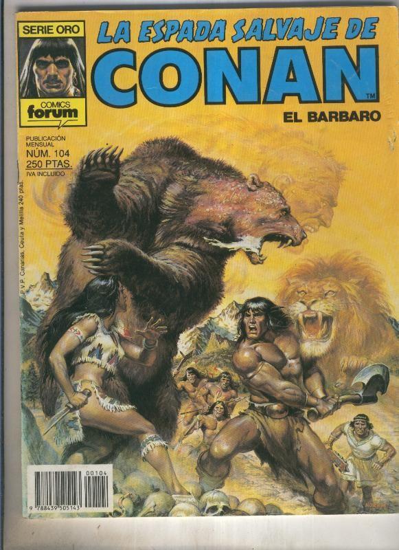 La espada de conan el barbaro numero 104