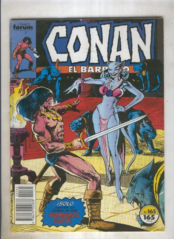 Conan el Barbaro primera edicion numero 165 (numerado 3 en trasera)