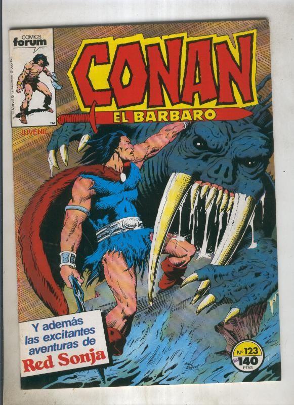 Conan el Barbaro primera edicion numero 123 (numerado 5 en trasera)