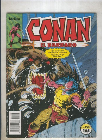 Conan el Barbaro primera edicion numero 158 (numerado 3 en trasera)