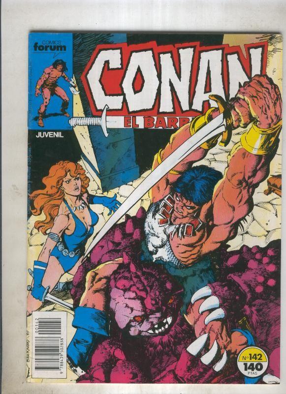 Conan el Barbaro primera edicion numero 142 (numerado 2 en trasera)