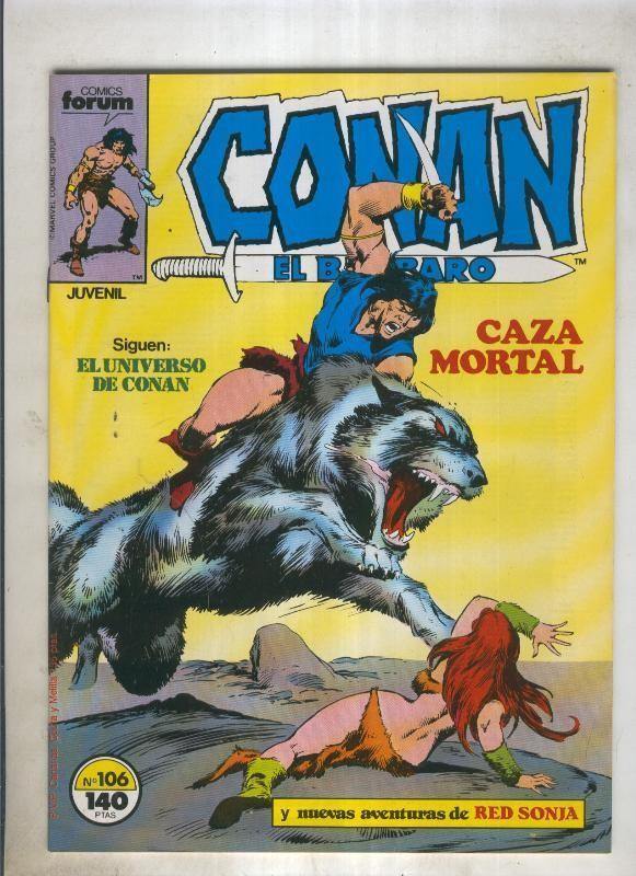 Conan el Barbaro primera edicion numero 106 (numerado 3 en trasera)