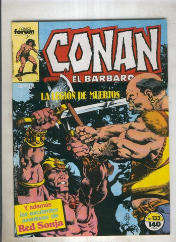 Conan el Barbaro primera edicion numero 133 (numerado 1 en trasera)