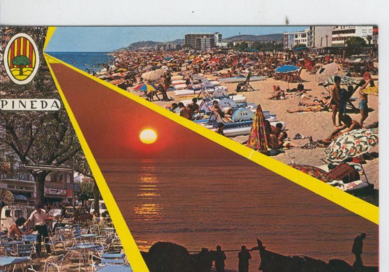 Postal 7050 : Pineda de Mar: vistas
