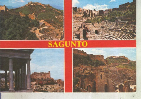 Postal 012424: Vistas varias de Sagunto en Valencia
