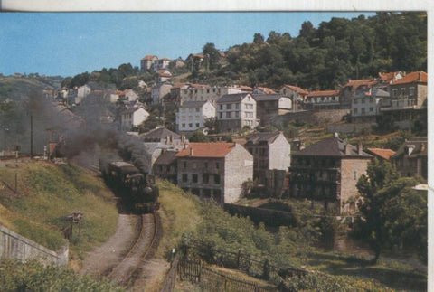 Postal 013555: Tren Correze, Ligne de tulle a argentat