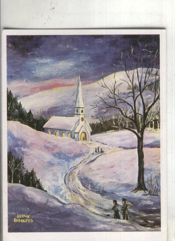 Postal 003550: Felicitacion navideña, ilustracion de Jimmy Rodolfos