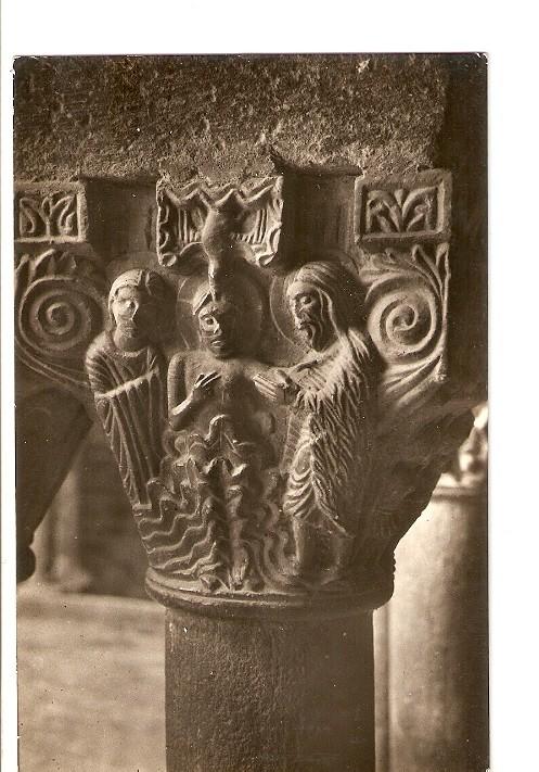 Postal 022024 : Capitel, Clautro de monasterio de Santa Maria de lEstany