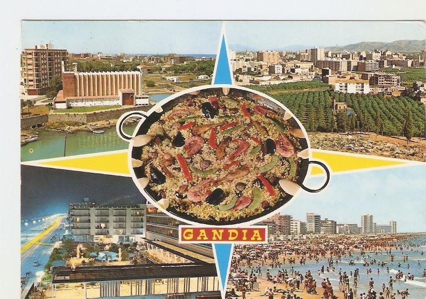 Postal 023798 : Bellezas de la ciudad. Gandia