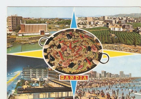 Postal 023798 : Bellezas de la ciudad. Gandia