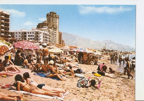 Postal 025843 : Vista de la playa. Fuengirola (Malaga). Costa del Sol