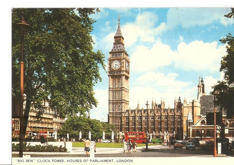 Postal 030038 : Big Ben Clock Tower Houses of Parliament. London