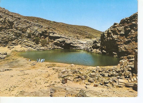 Postal 030325 : Sahara Charca y Montañas del desierto