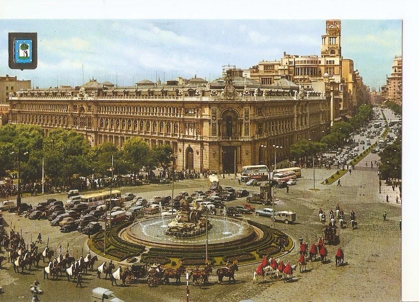 Postal 031240 : Madrid. Cibeles y calle de Alcala