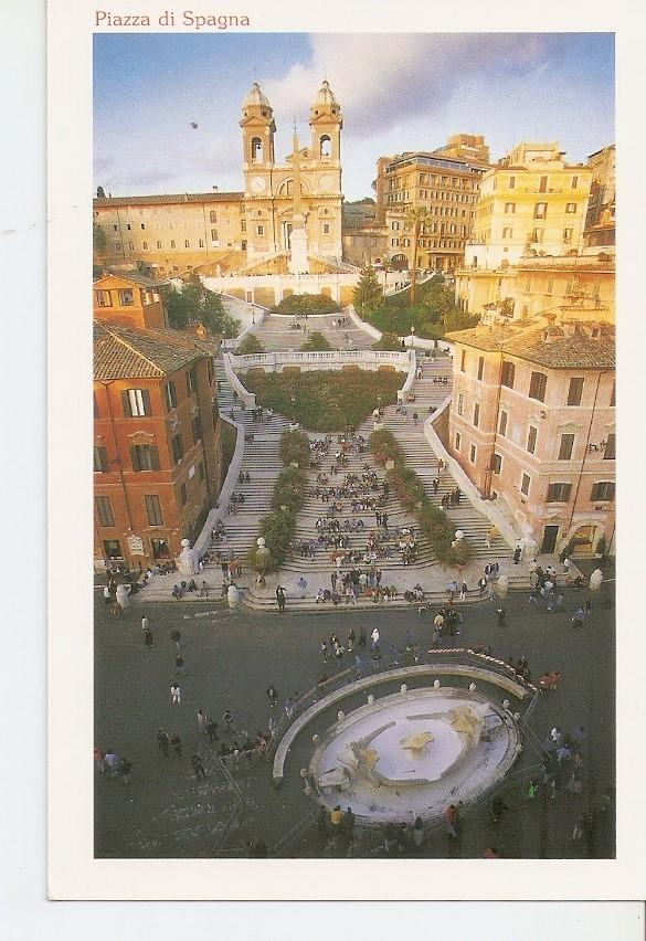 Postal 032775 : Roma Piazza di Spagna