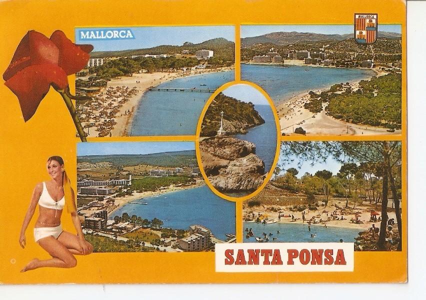 Postal 034267 : Mallorca (Baleares) España. Palma - Santa Ponsa